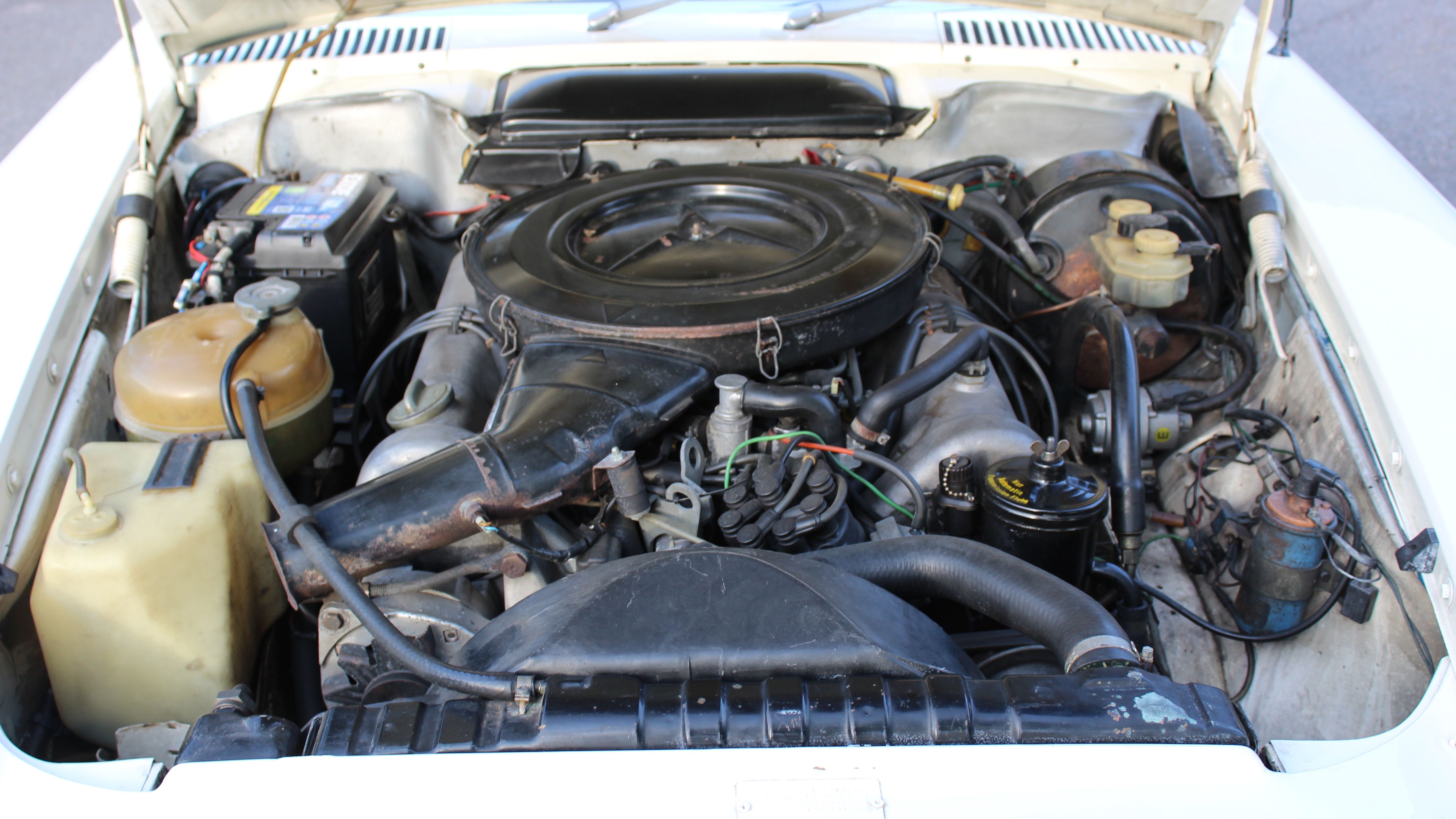 mercedes 350 sl motor2